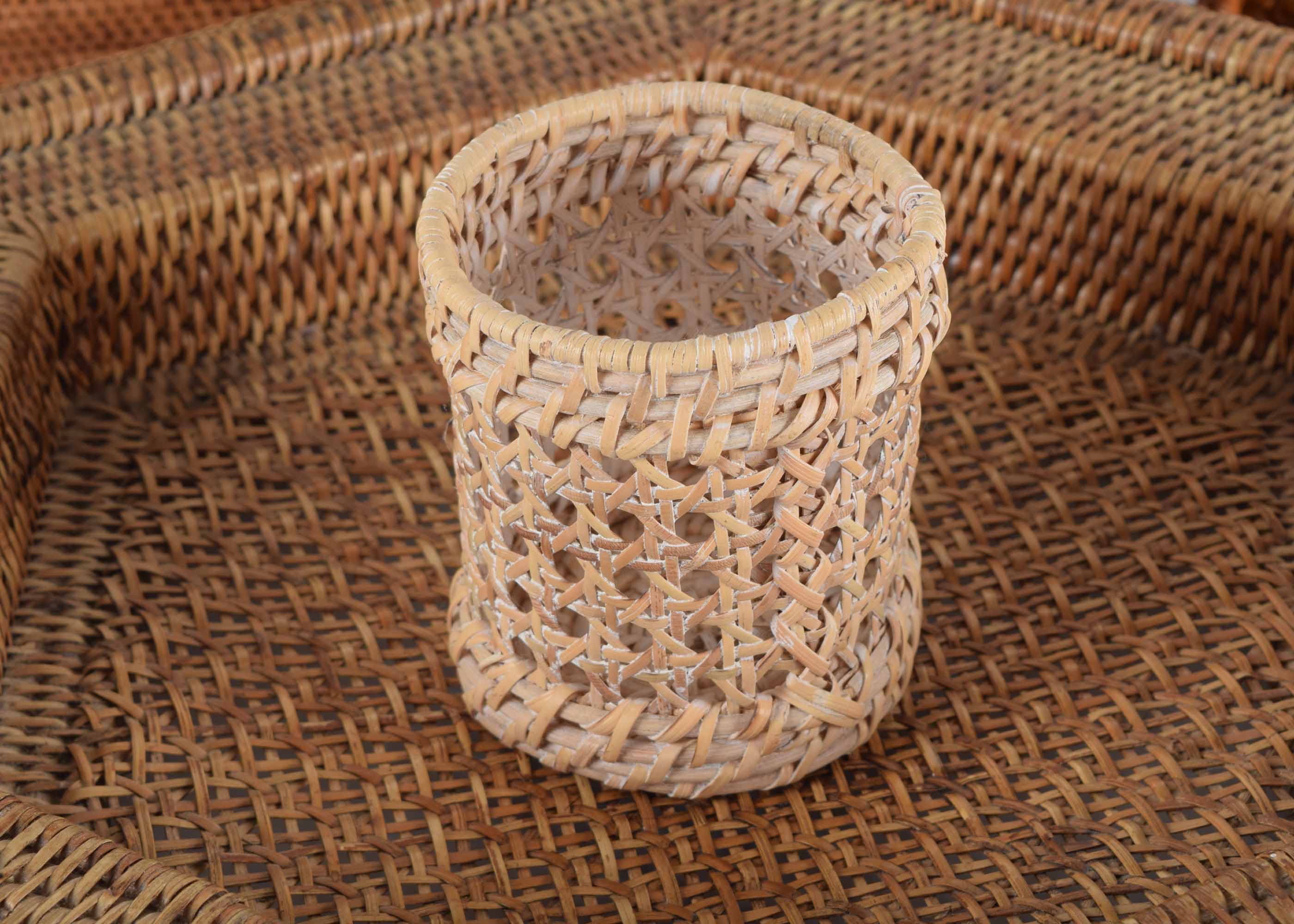 Rattan and Wicker Storage Basket Assortment