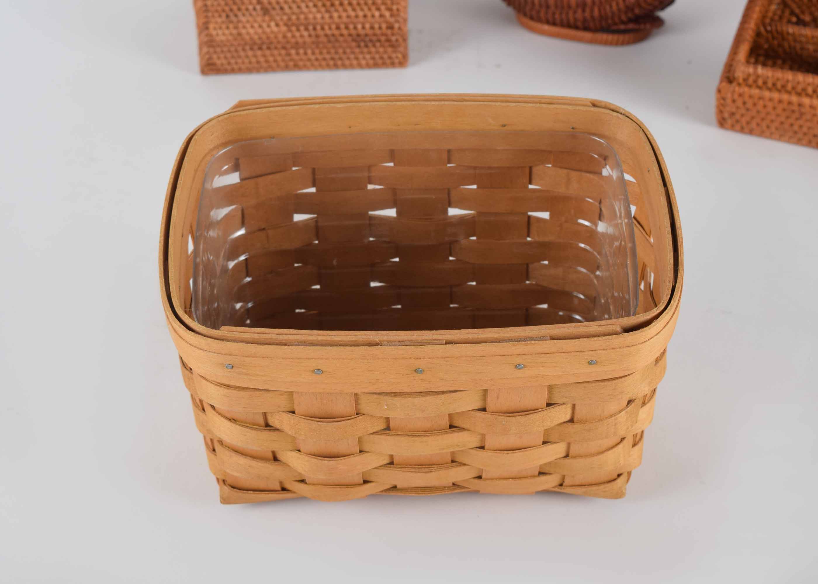 Rattan and Wicker Storage Basket Assortment
