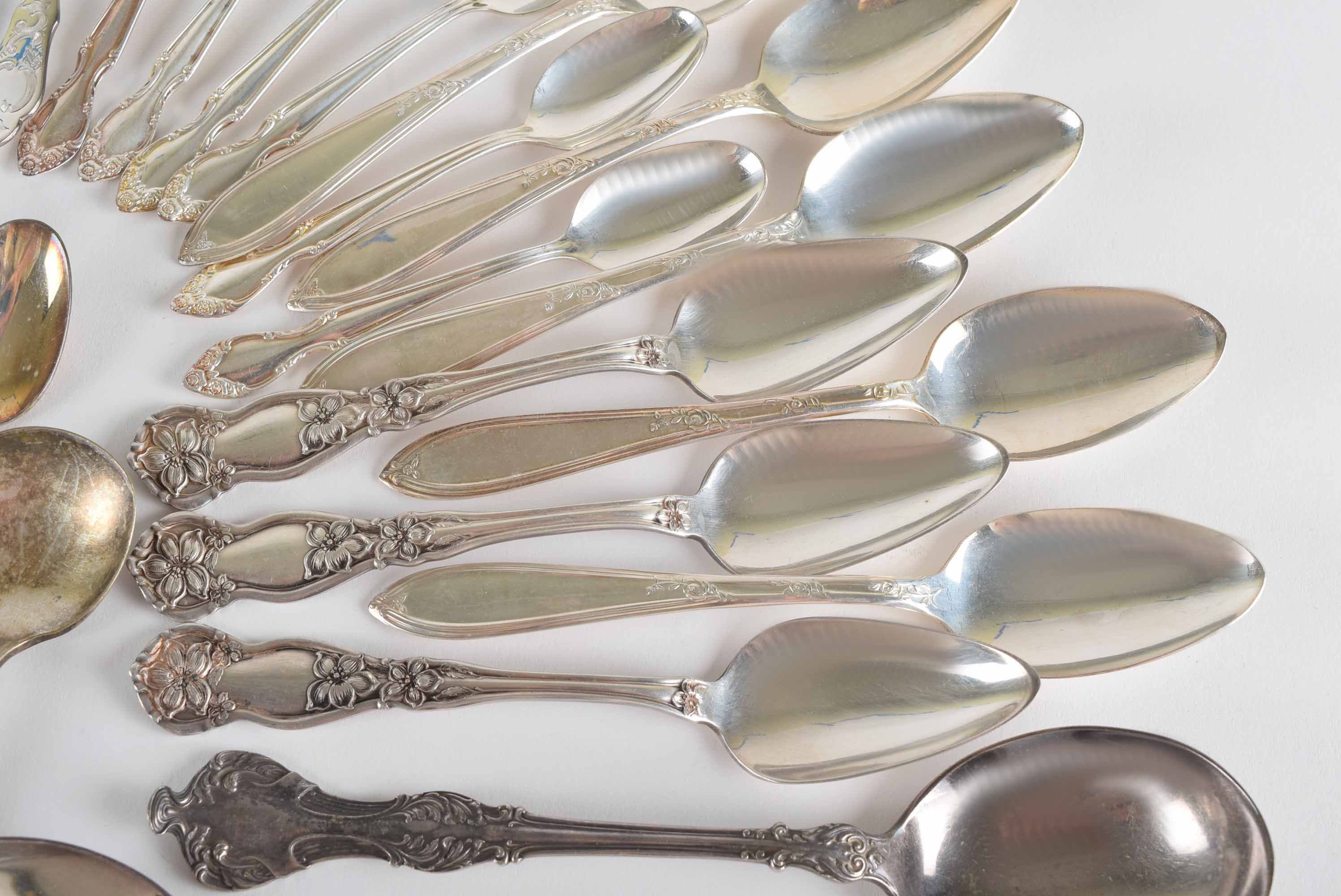 Vintage Silverplate Spoon Collection