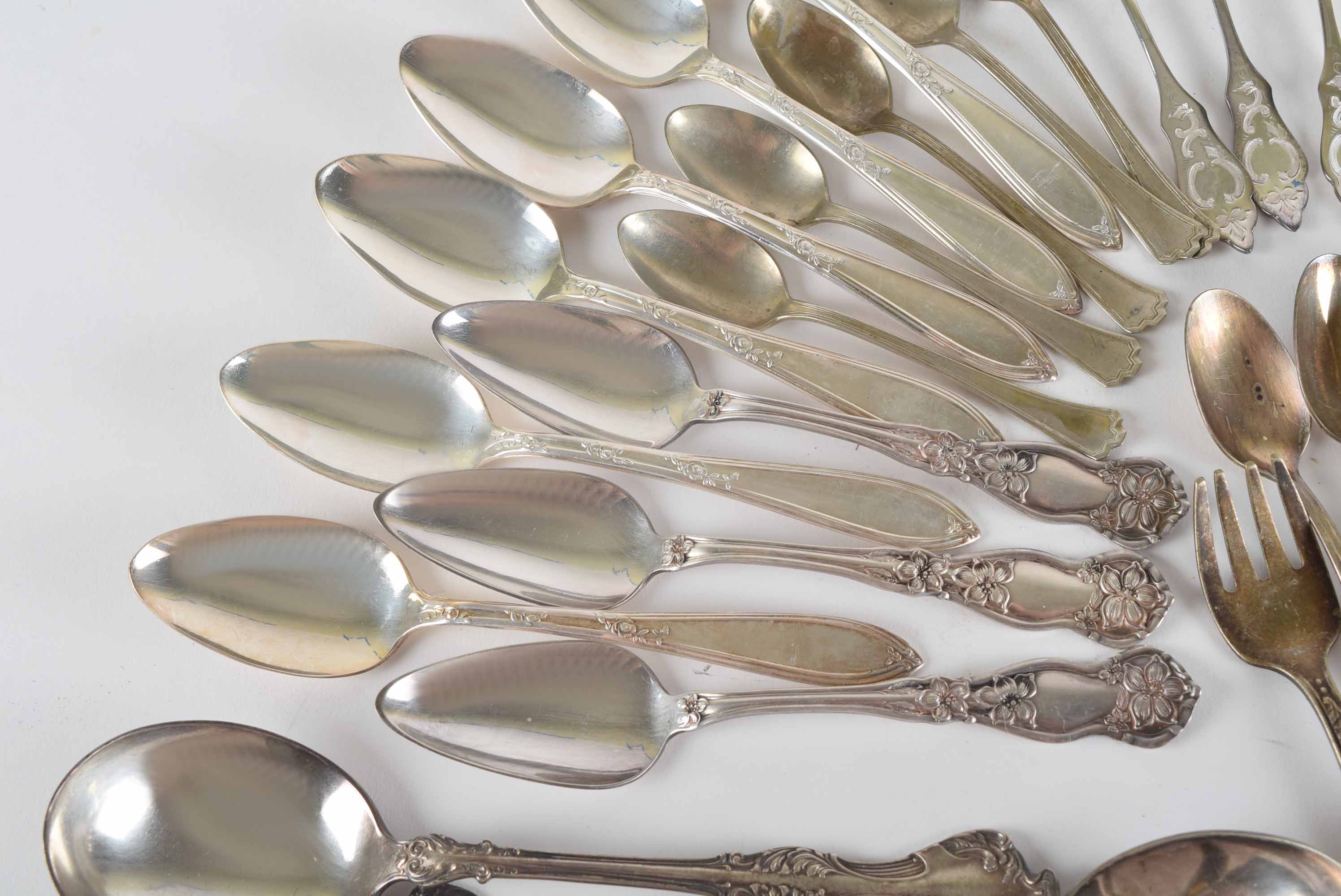 Vintage Silverplate Spoon Collection