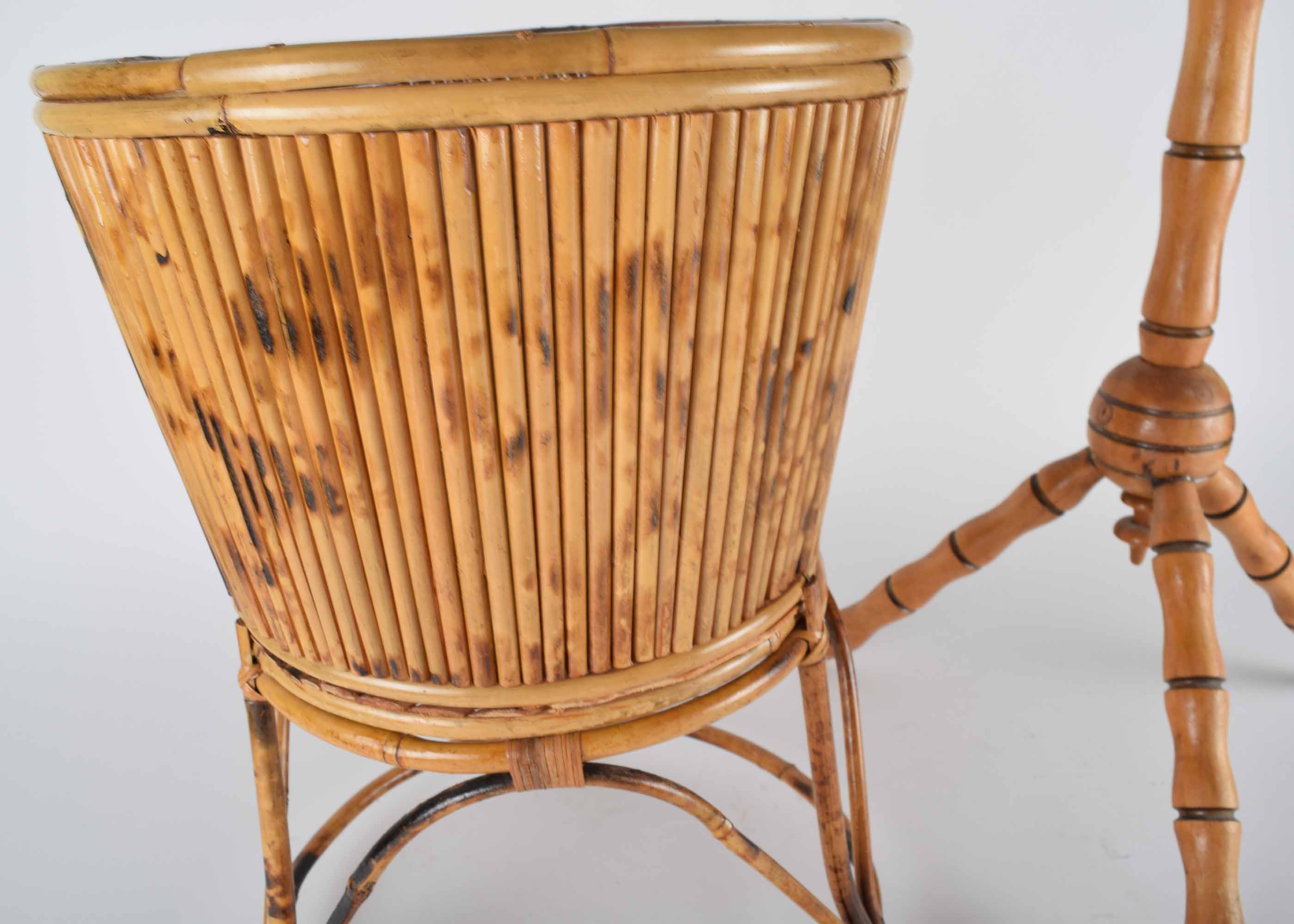 Pair of Bamboo Plant Stands