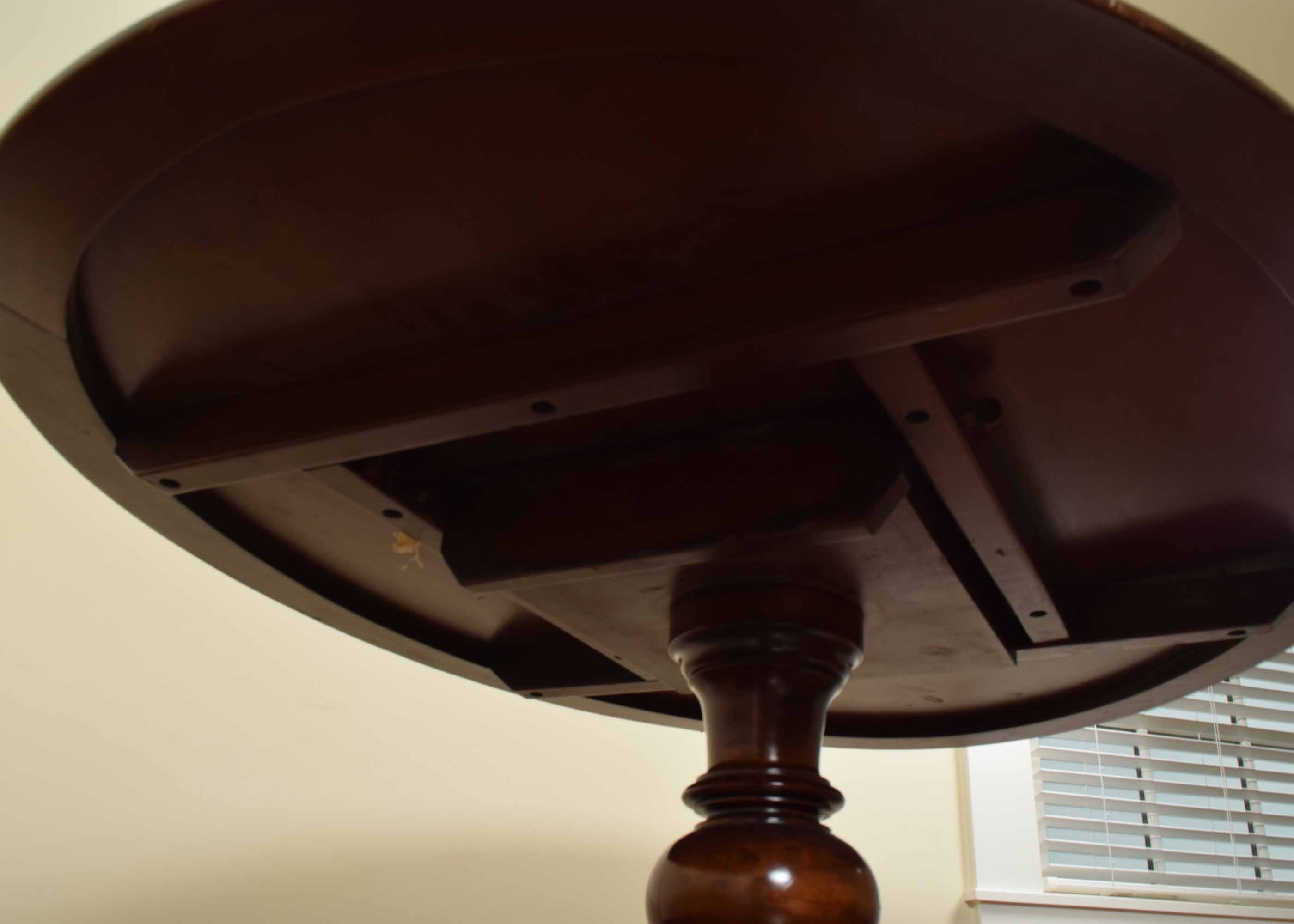 Oval Pedestal Dining Table