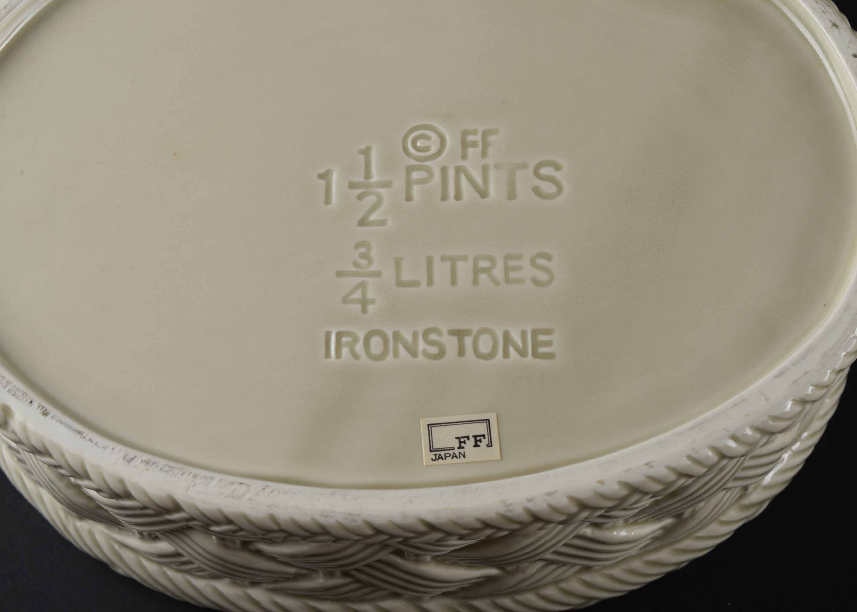 Three Covered Rabbit Design Serving Bowls