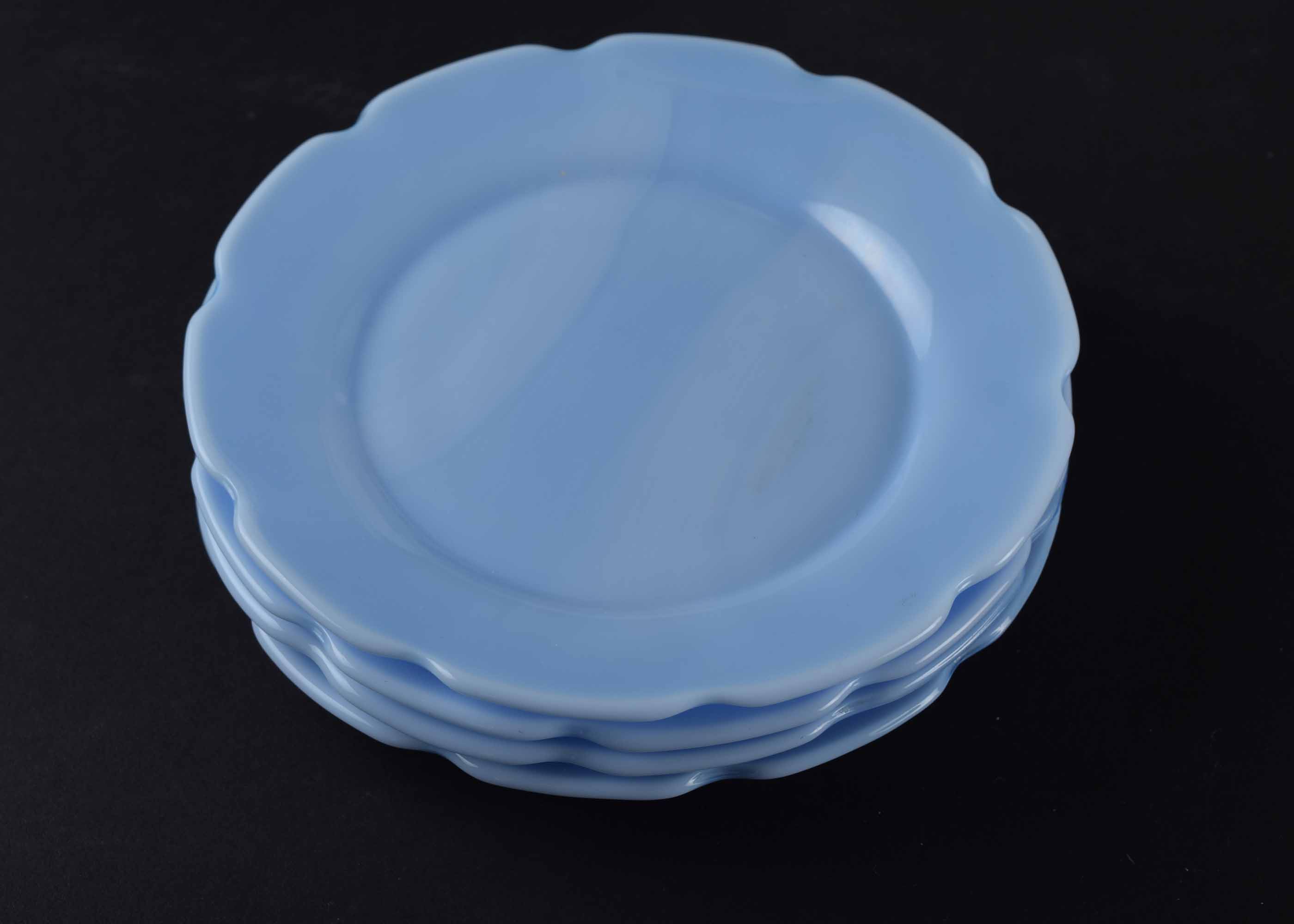 Blue and White Kitchen Serving Items and Canisters