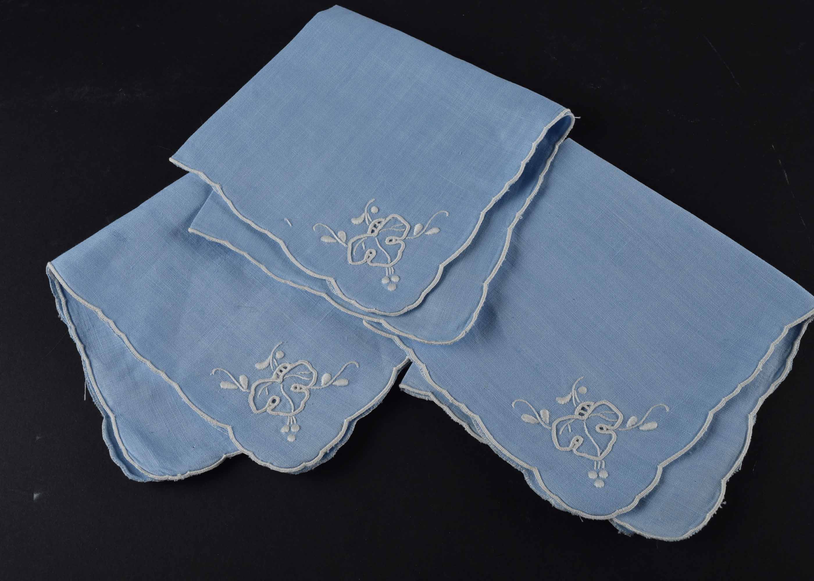 Blue and White Kitchen Serving Items and Canisters