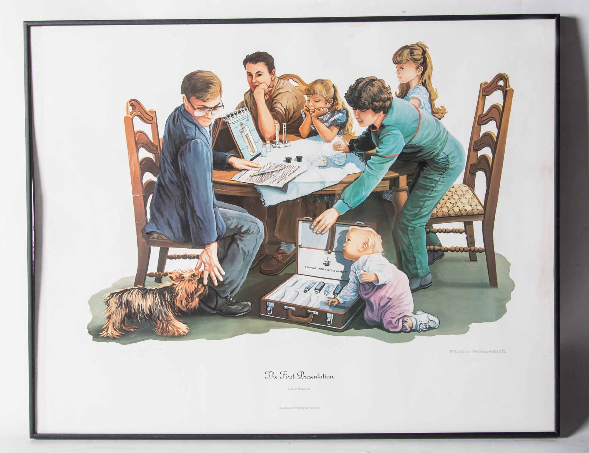 Pair of Elaine Wadsworth Offset Lithographs and a Norman Rockwell Lithograph