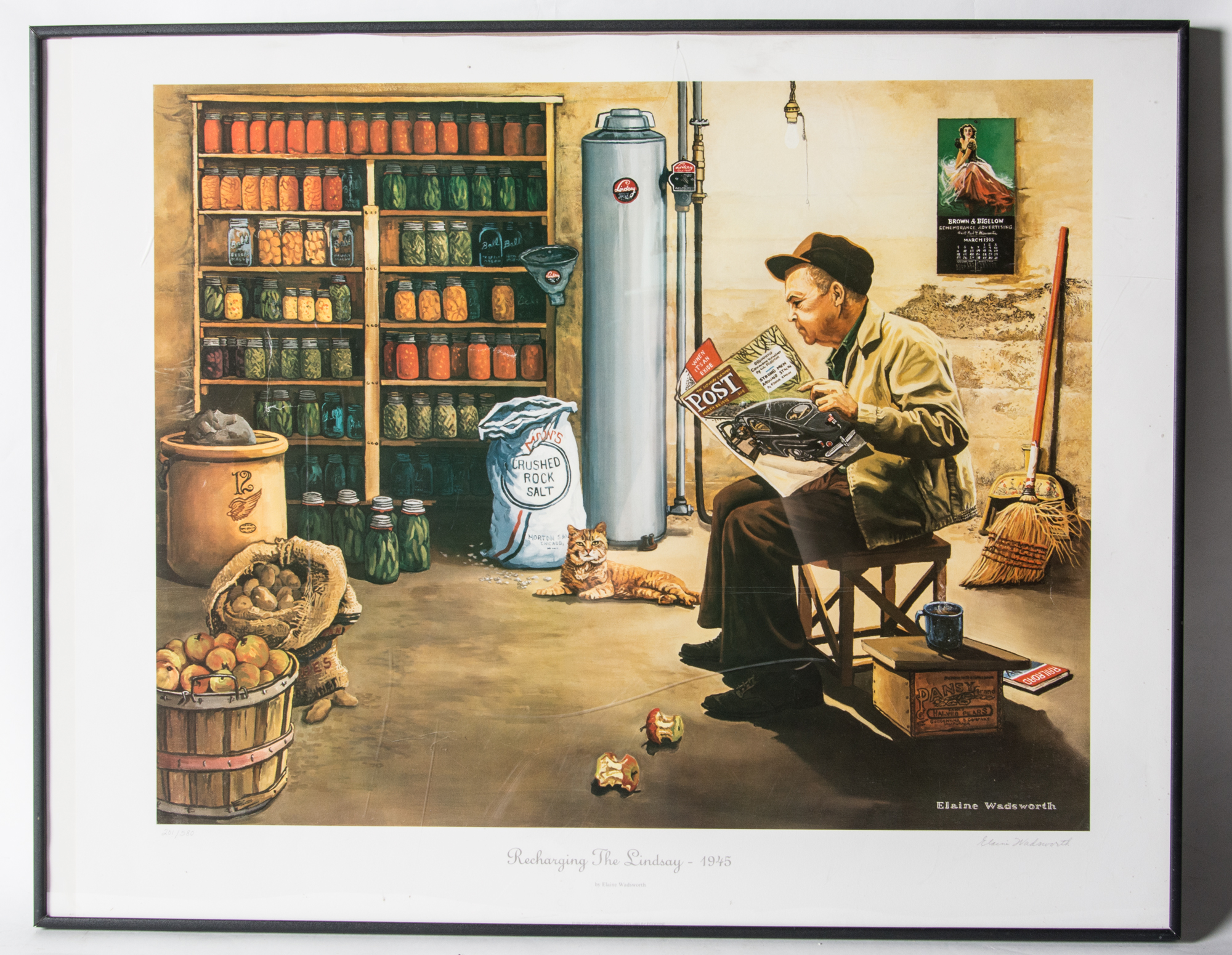 Pair of Elaine Wadsworth Offset Lithographs and a Norman Rockwell Lithograph