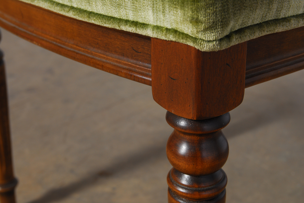 Set of Four Ethan Allen Cane Back Dining Chairs