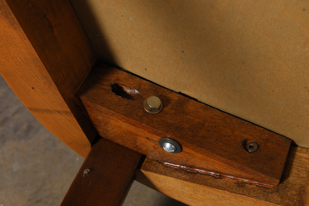 Set of Four Ethan Allen Cane Back Dining Chairs