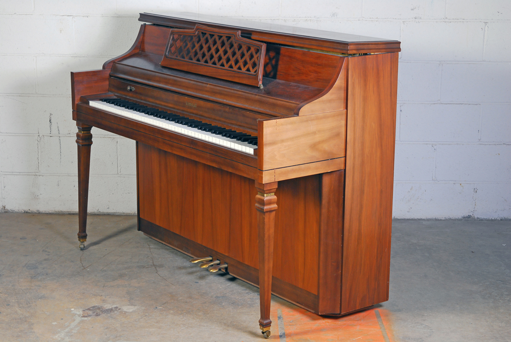 Kimball Walnut Frame Piano with Bench