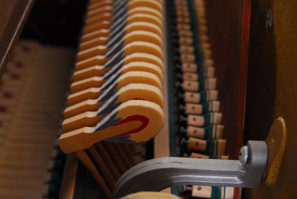 Kimball Walnut Frame Piano with Bench