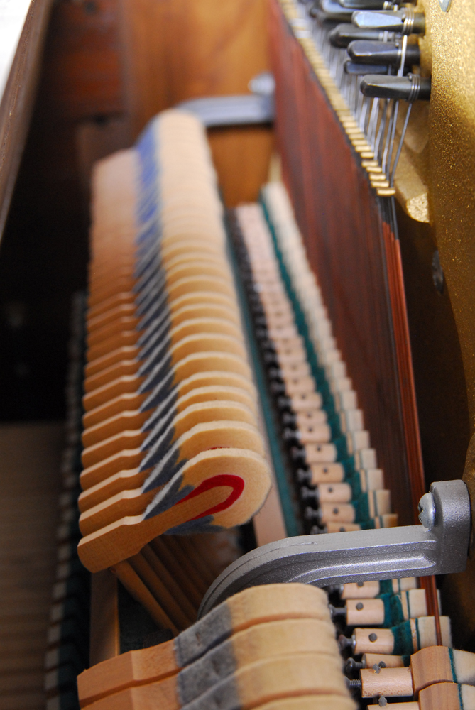 Kimball Walnut Frame Piano with Bench