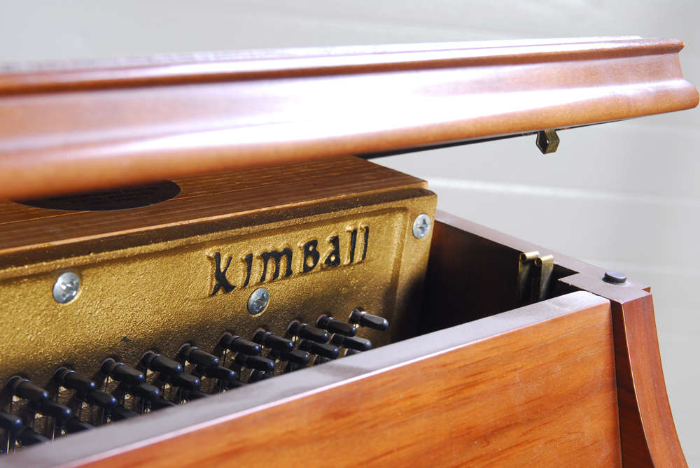 Kimball Walnut Frame Piano with Bench