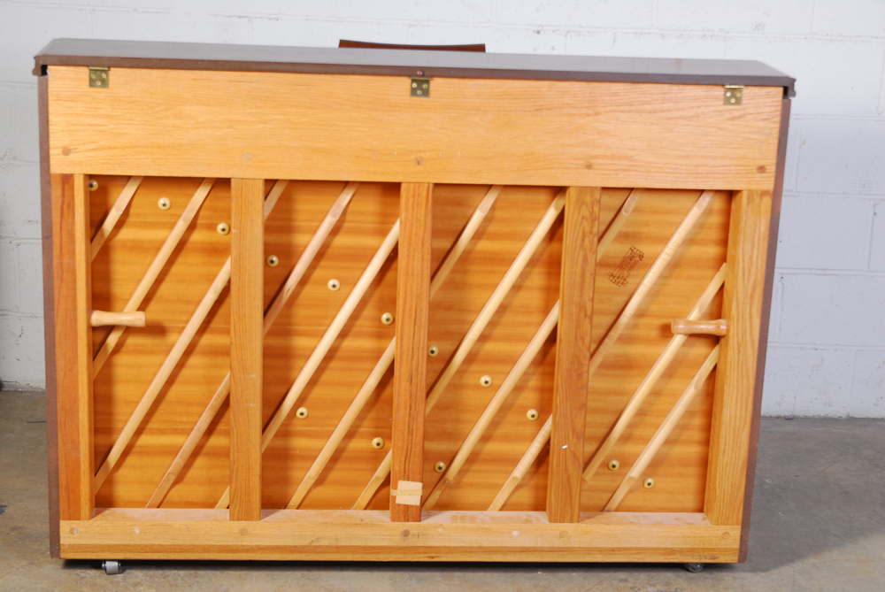 Kimball Walnut Frame Piano with Bench