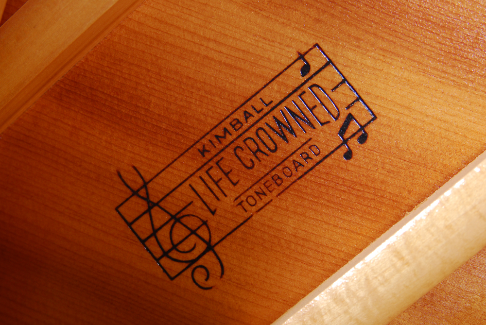 Kimball Walnut Frame Piano with Bench