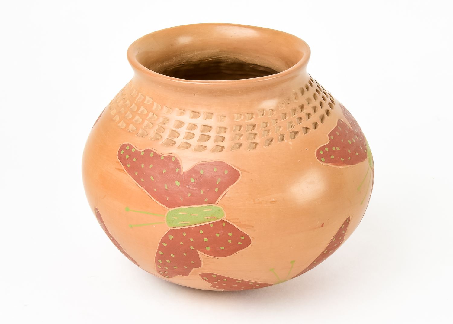 Mata Ortiz Pottery Vase by Lupe Soto