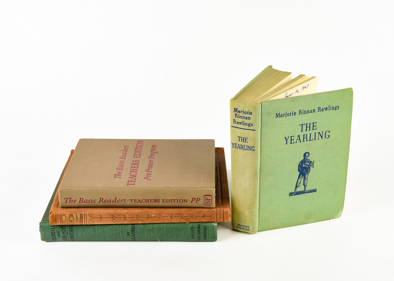 Selection of Vintage books.