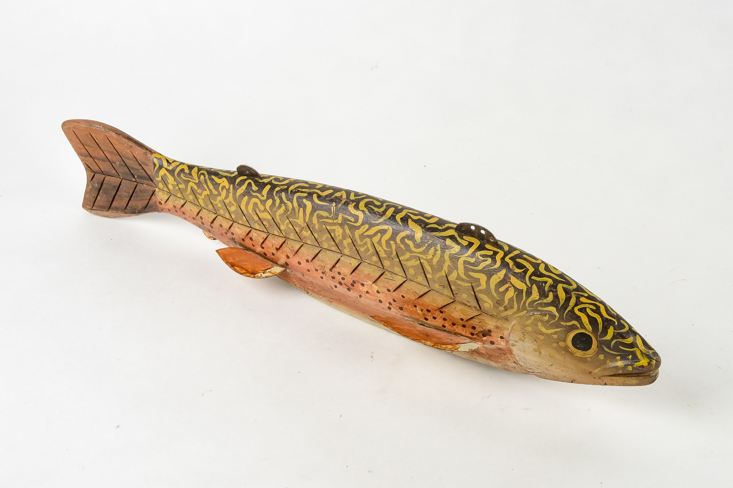 Hand-Carved Folk Art Fish Decoys
