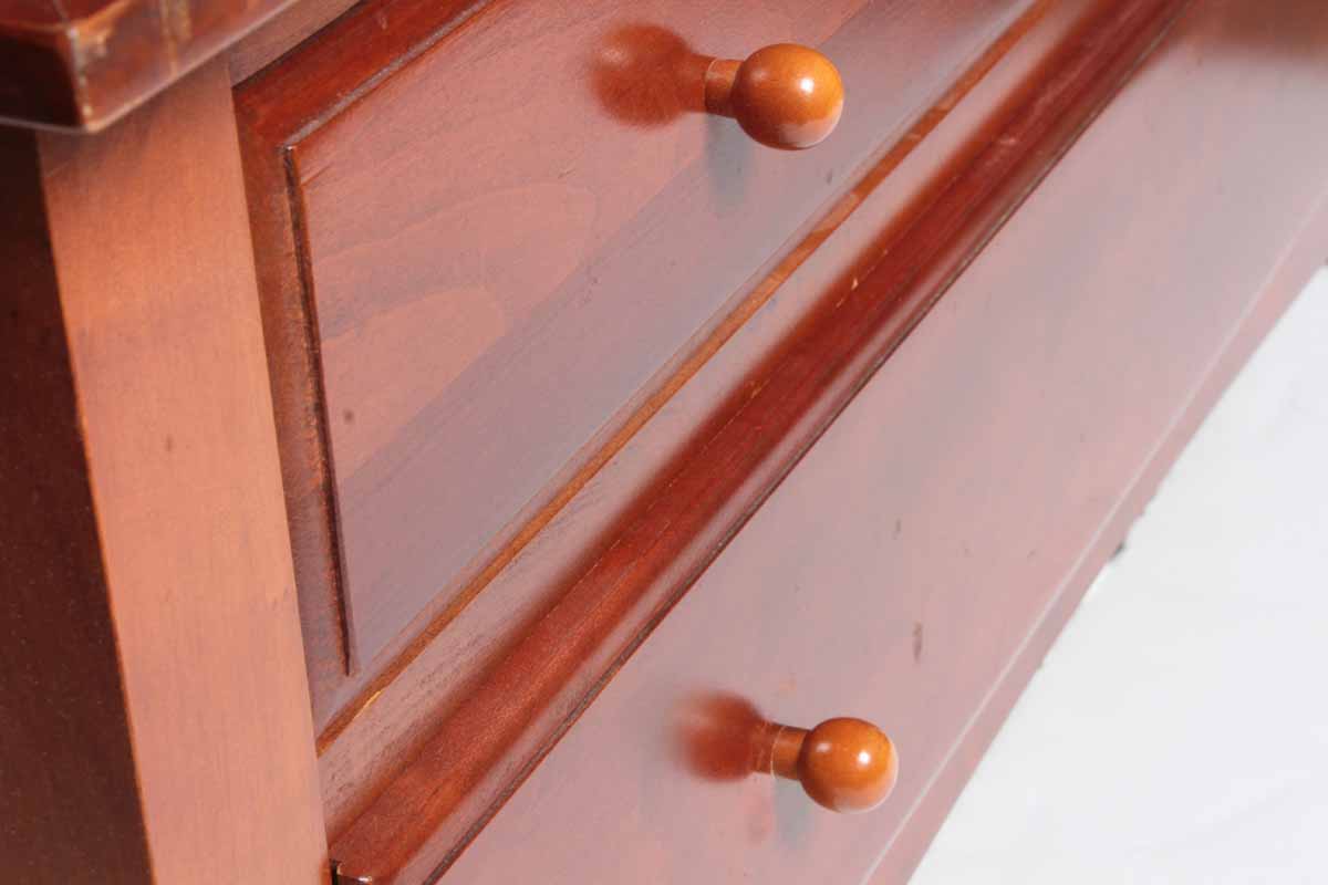 Thomasville "Impressions" Wood and Glass Top Coffee Table