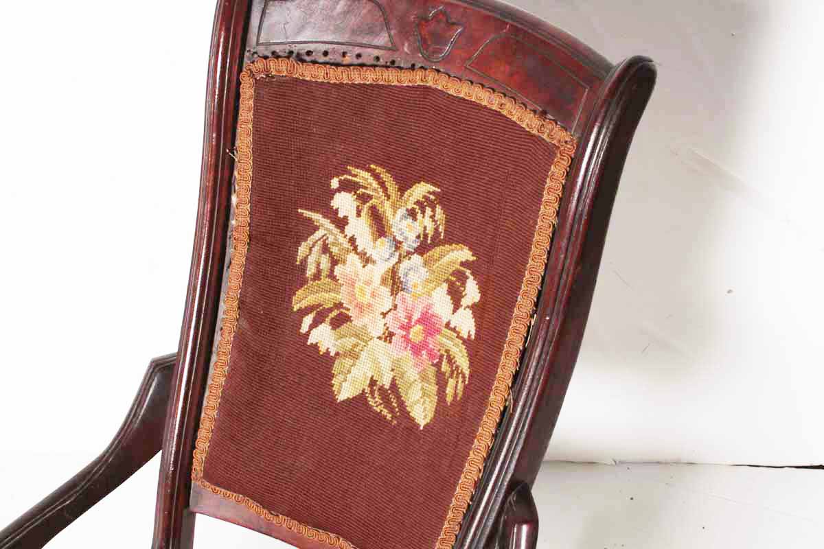 Antique Mahogany Rocking Chair