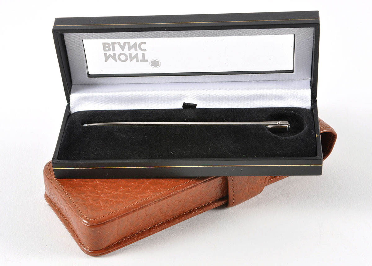 Mont Blanc Stylus and Leather Pen Case