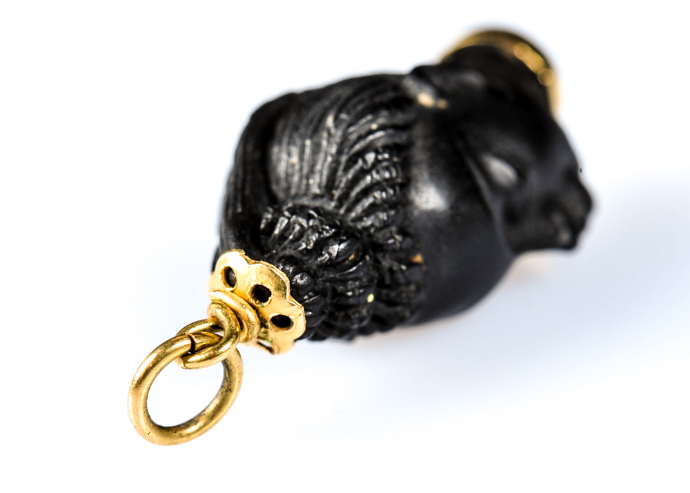 18K Yellow Gold Italian Blackamoor Pendant