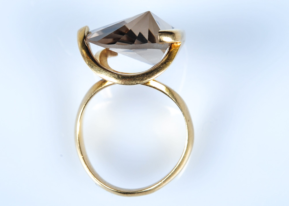 14K Custom Citrine Ring