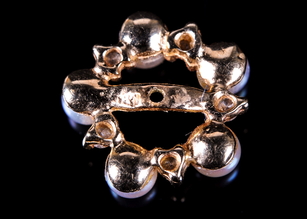 Pair of Pearl Studs and Earring Jackets