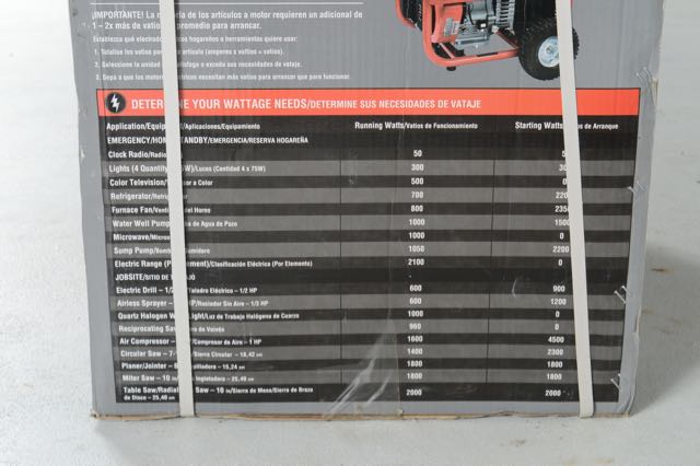 Husky Portable Generator