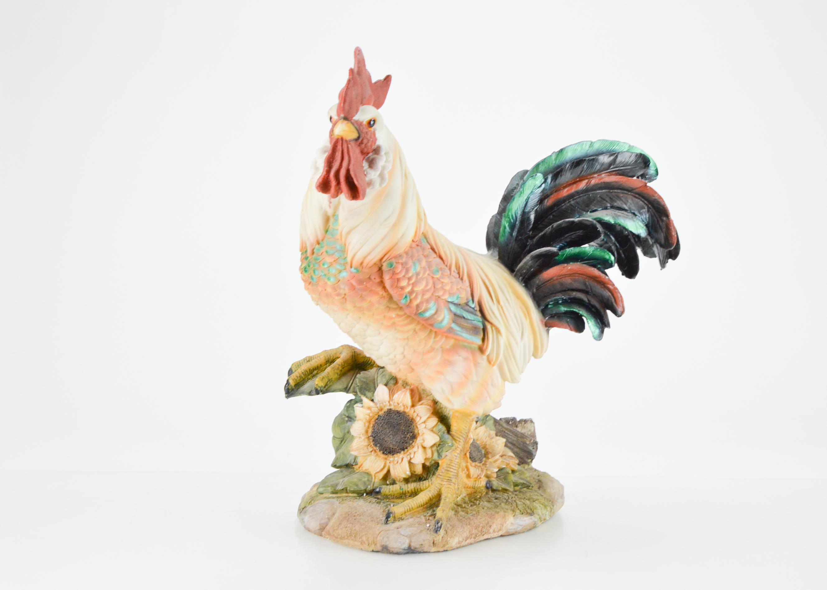 Resin Rooster Statue
