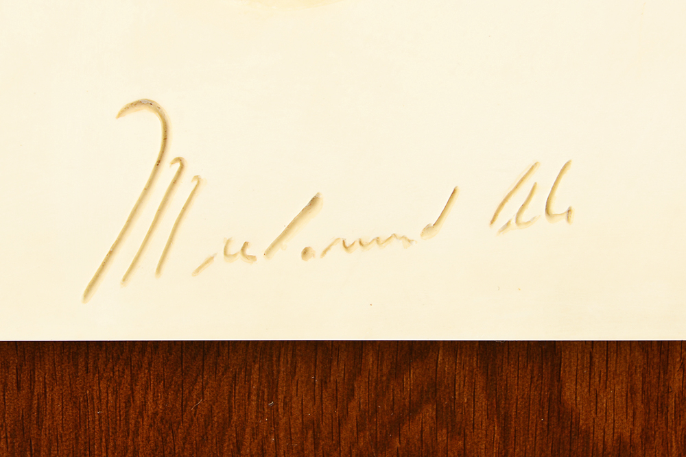 Muhammad Ali Hand-Print Plaque From Silk Road Gifts