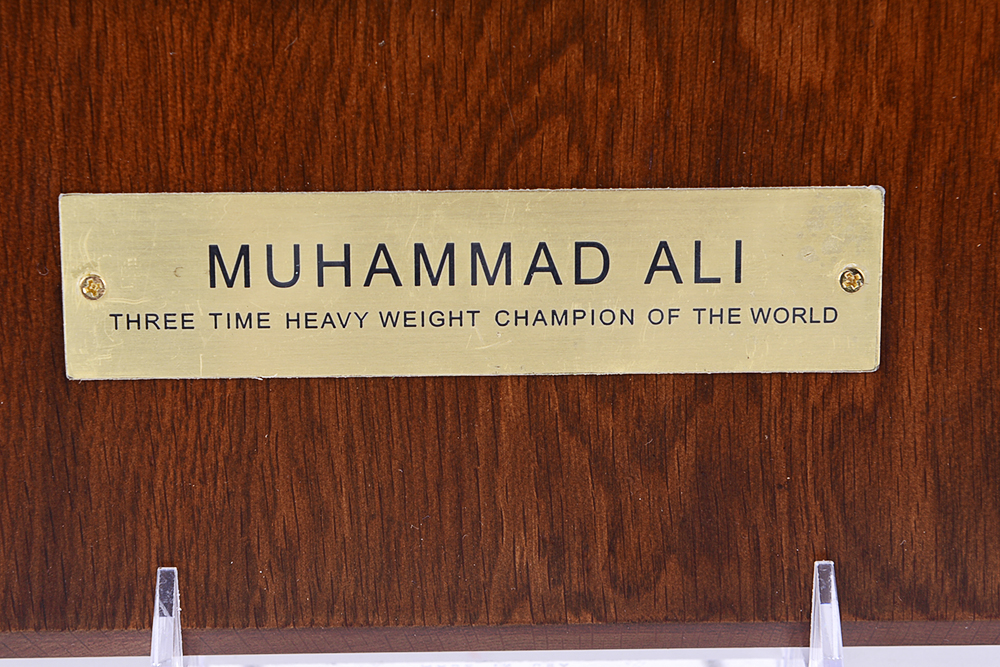 Muhammad Ali Hand-Print Plaque From Silk Road Gifts