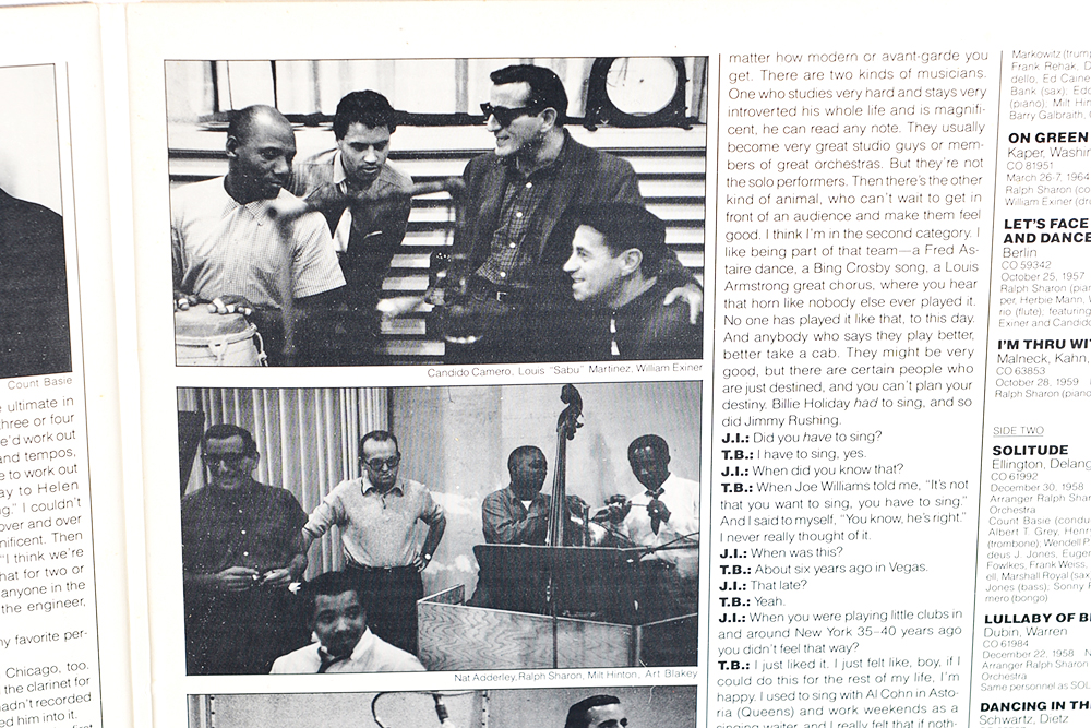 Tony Bennett "Jazz" Autographed Album