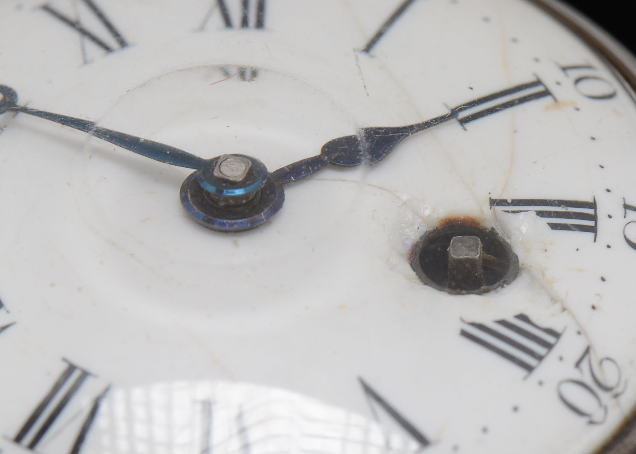 18th Century Georgian Front Key Wind Fusee Pocket Watch
