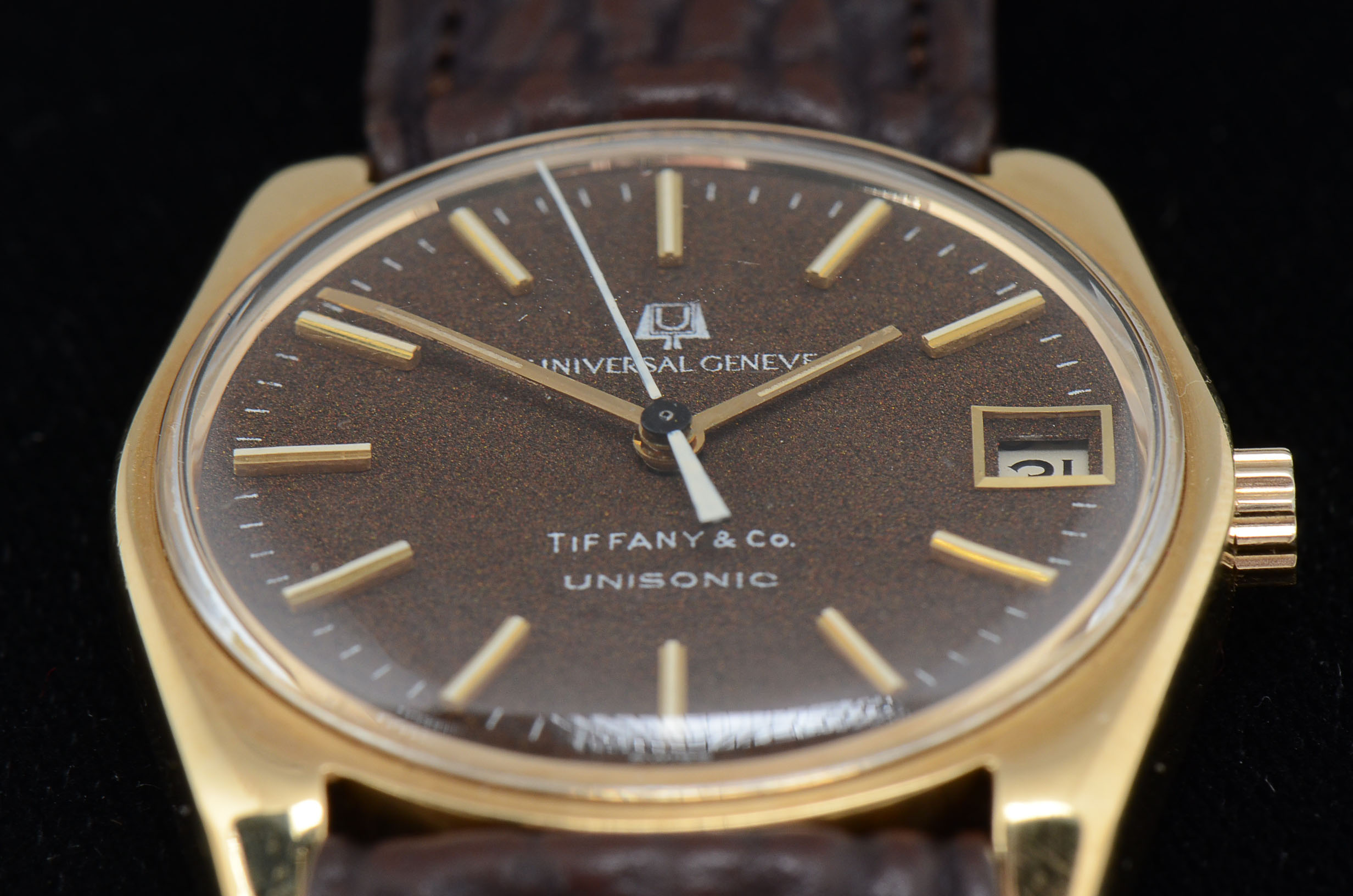 18K Yellow Gold Universal Geneve Unisonic for Tiffany & Co Watch