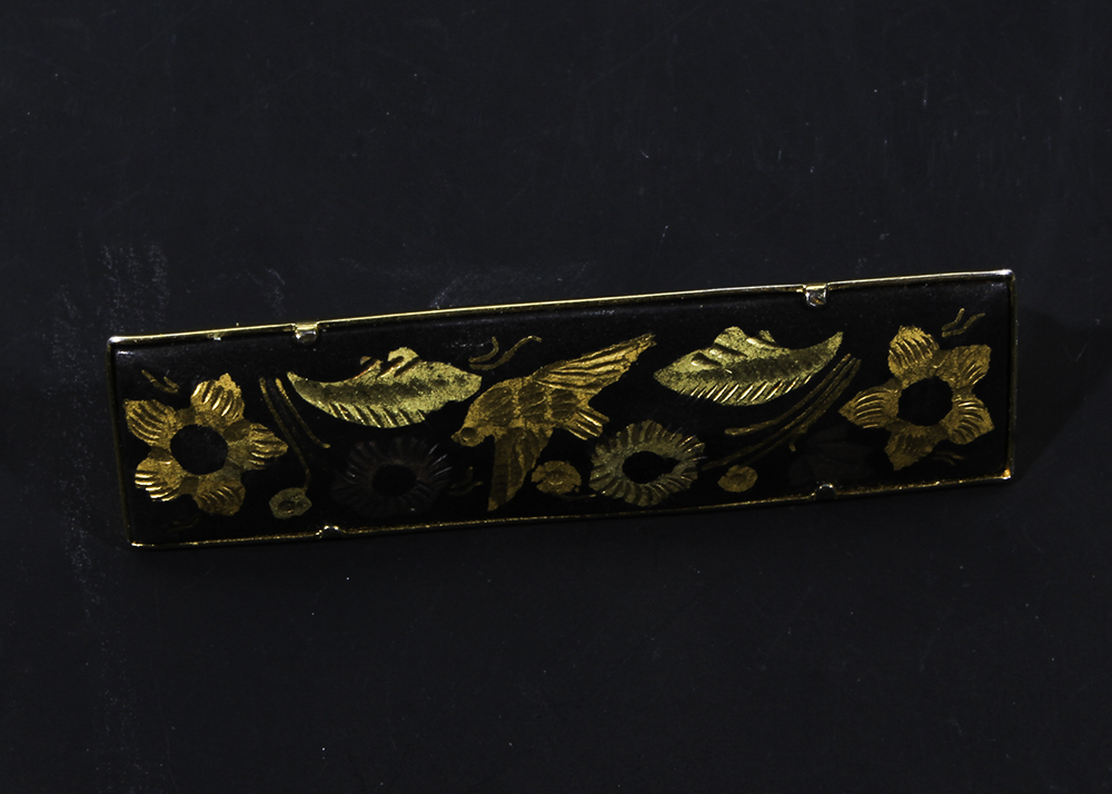 Pair of Colorful Damascening Jewelry