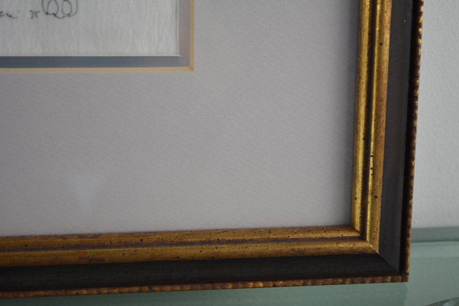 Pair of Elizabeth Luallen Black Ink Drawings