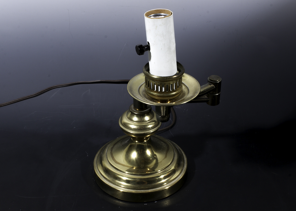 Pair of Vintage Brass Desk Lamps