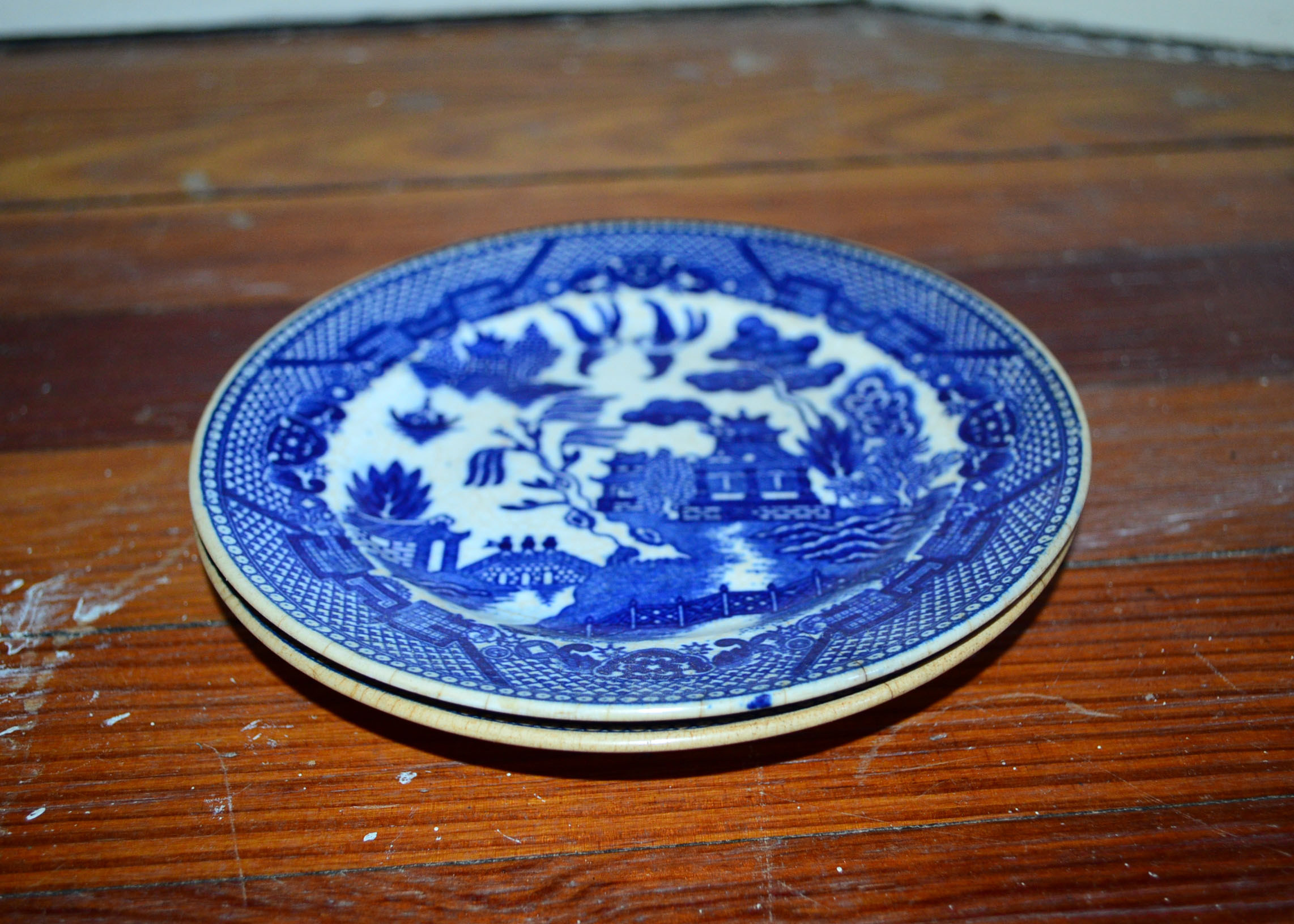 A collection of porcelain blue and white dinner service