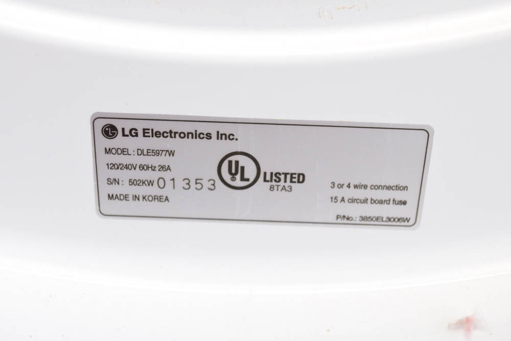 LG Tromm Electric Washer and Dryer with Pedestals