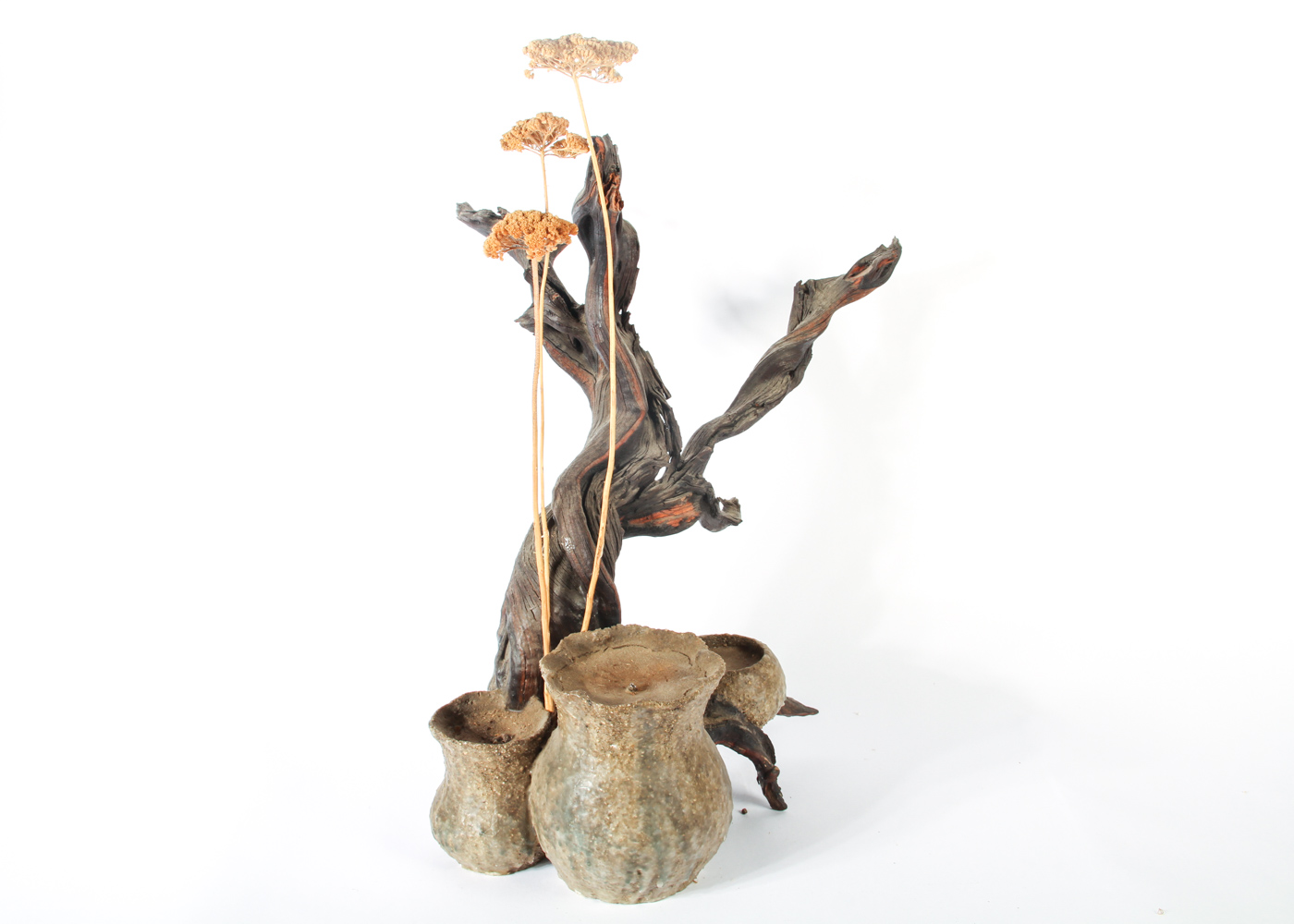 Birch Wood Candle Holder