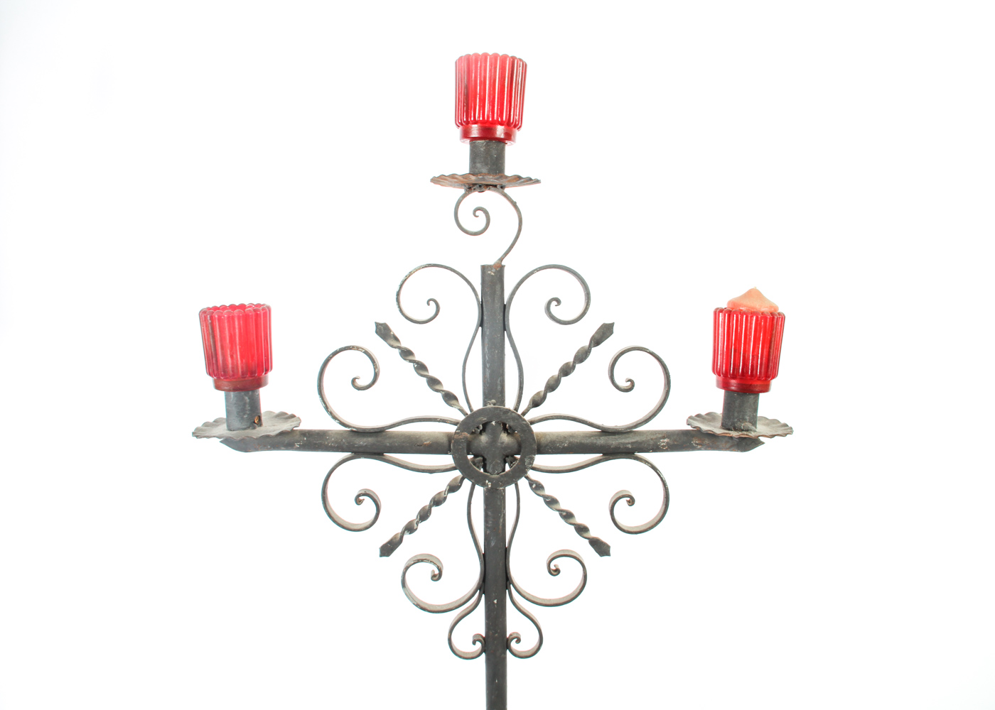 Wrought Iron Table Candelabra