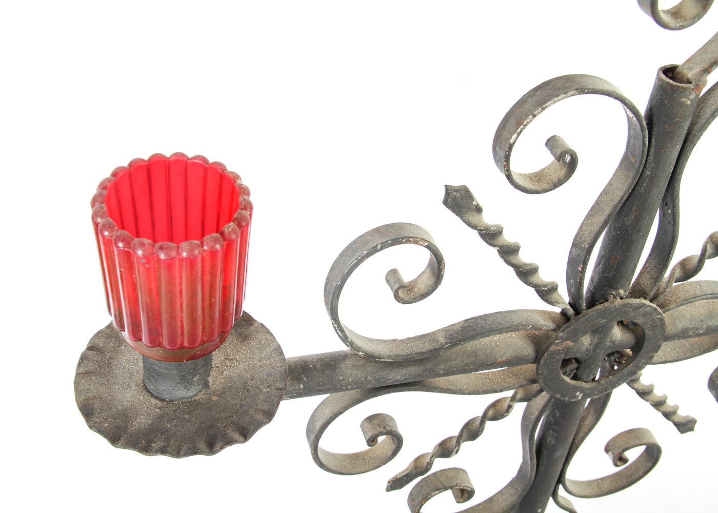 Wrought Iron Table Candelabra