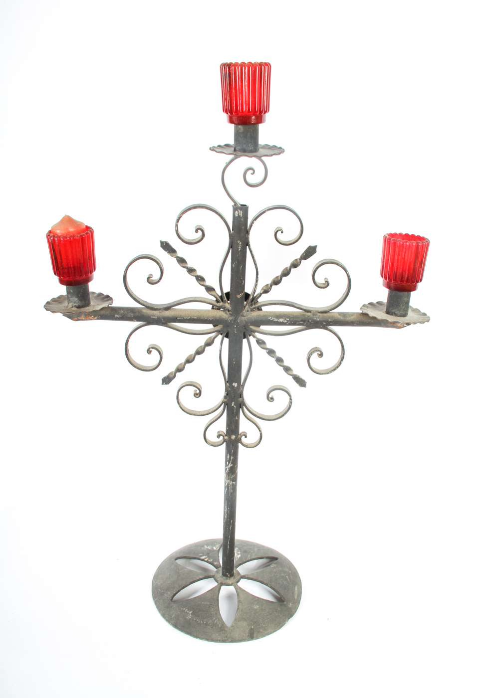 Wrought Iron Table Candelabra