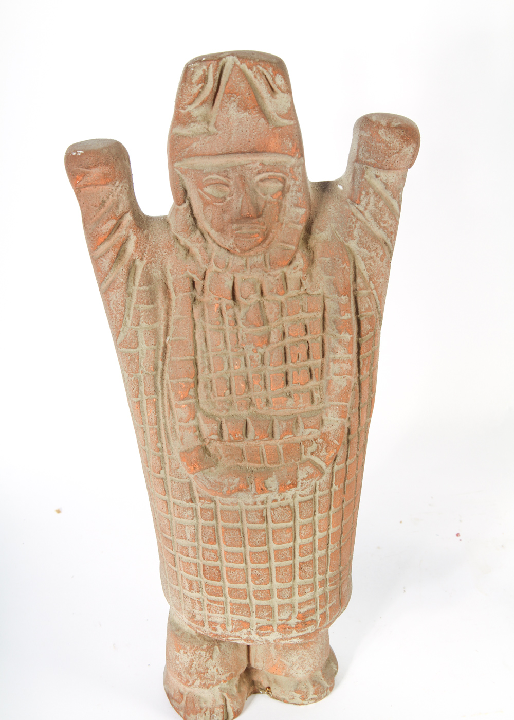 Pair of Ceramic Peruvian Style Figurines