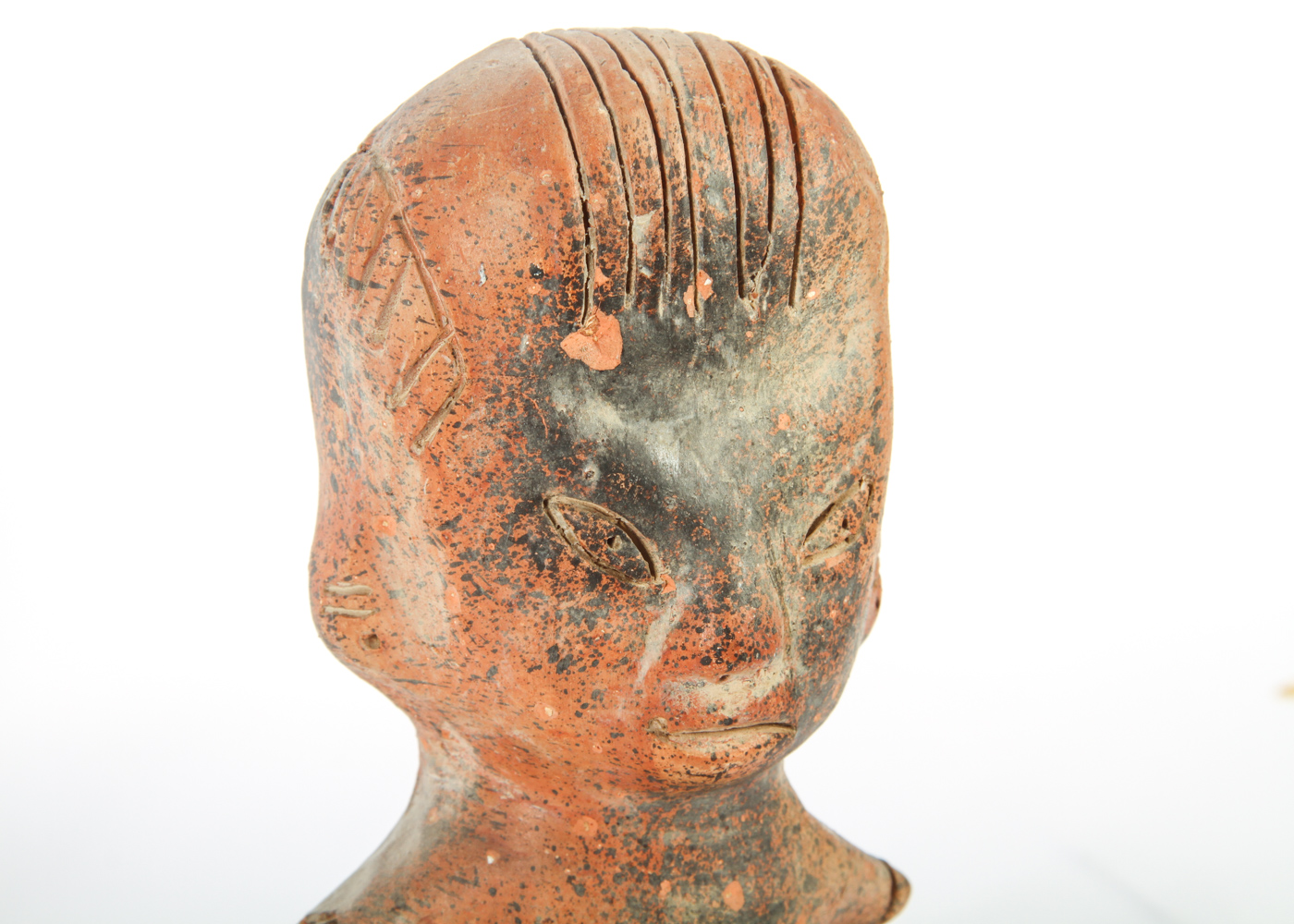 Pair of Ceramic Peruvian Style Figurines