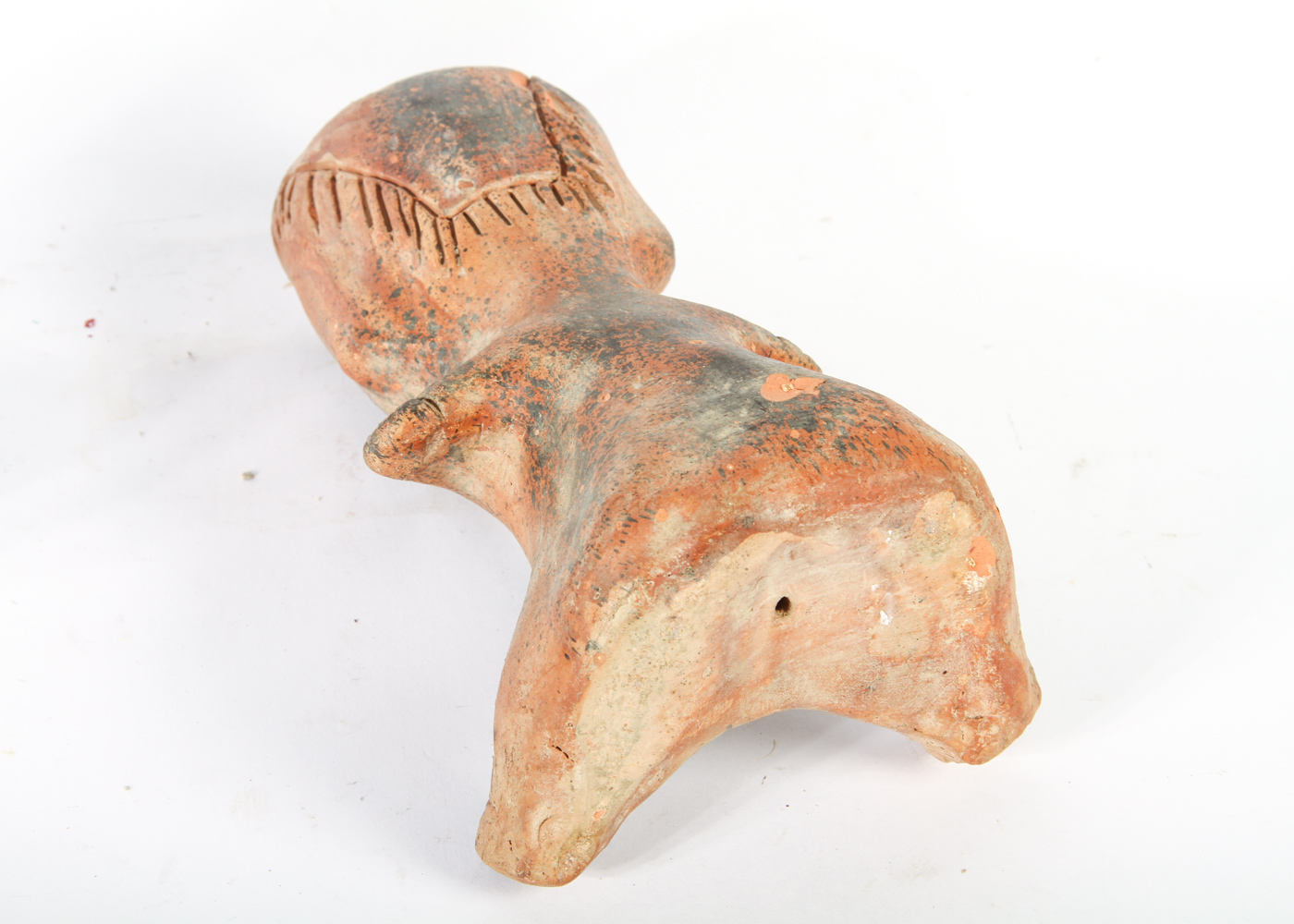 Pair of Ceramic Peruvian Style Figurines