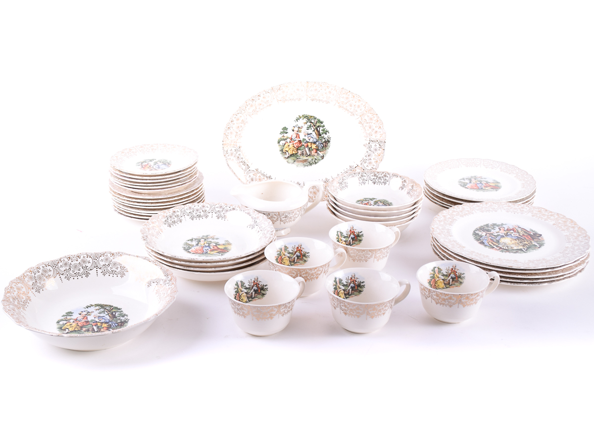 Vintage Royal Queen First Quality Original 22KT Gold Fine China