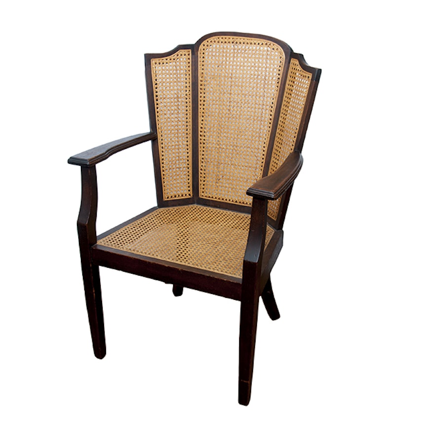 Antique Caned Arm Chair