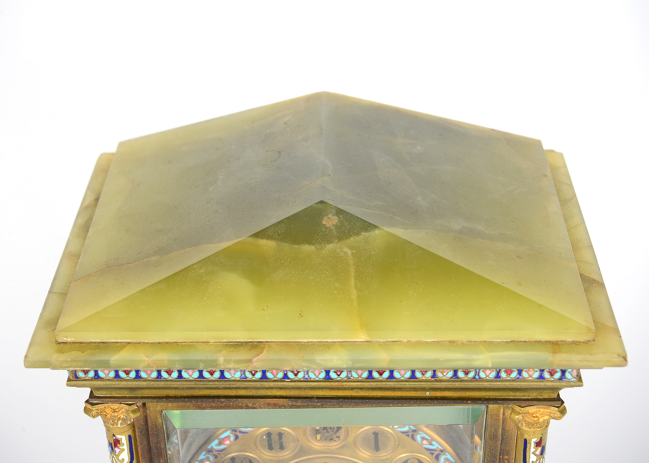 19th Century French Mercury Pendulum Mantel Clock